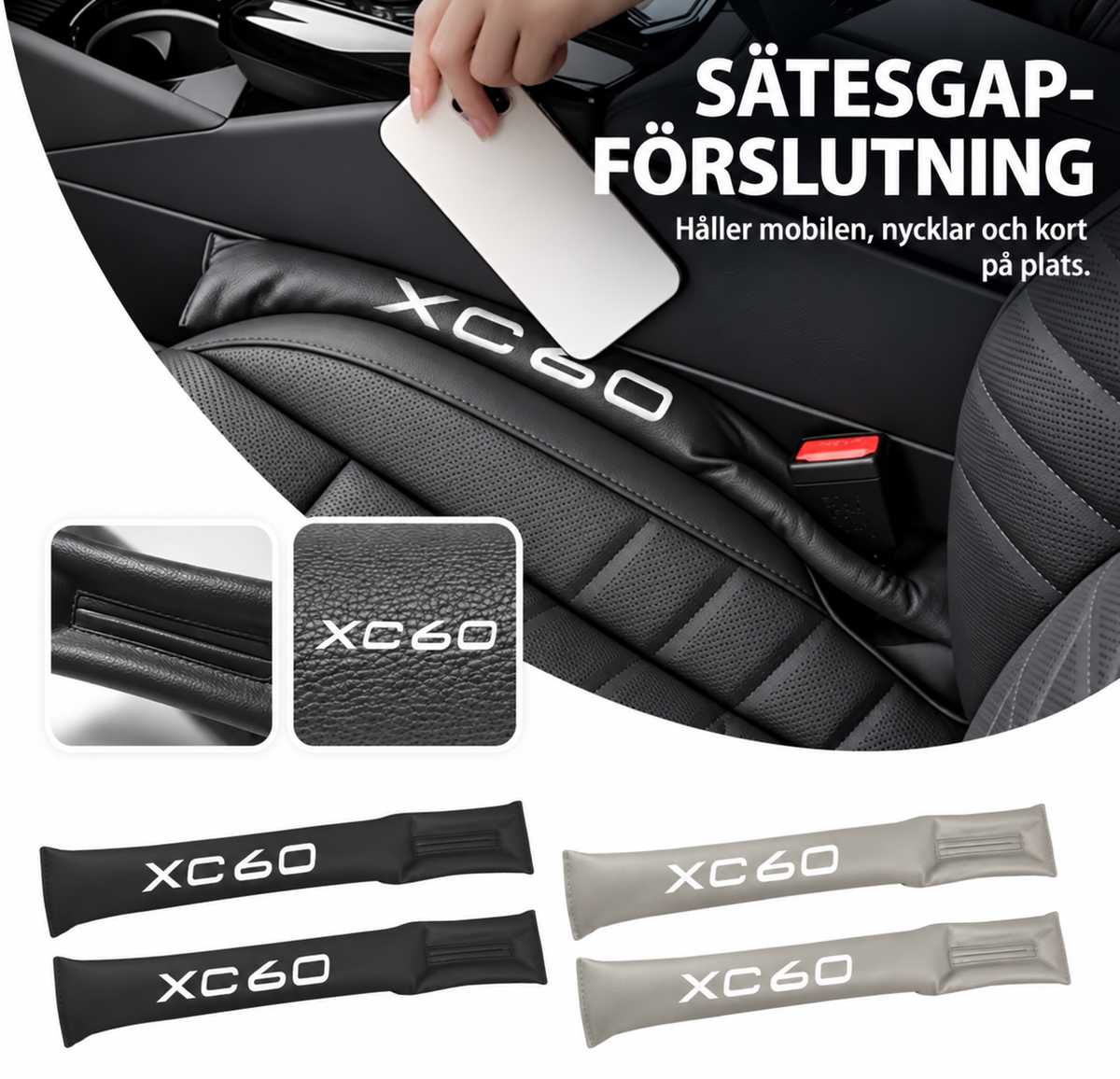 Drop Stop Kudde Passande XC60 2-Pack