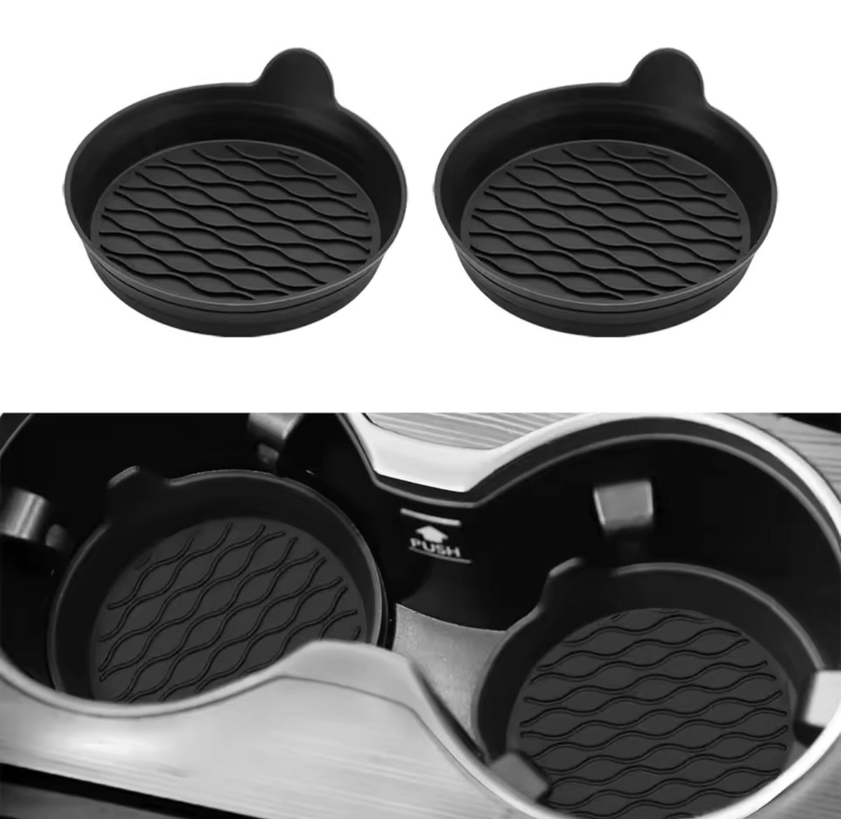Mugghållarskydd i Silikon Halkfria 2-Pack