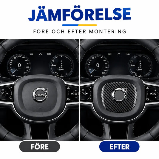 Rattdekal Kolfiber Passande XC60 XC90 S90 V90