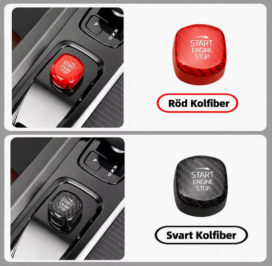 Startknapp Kolfiber XC90 V60 XC60 V90 S90 S60