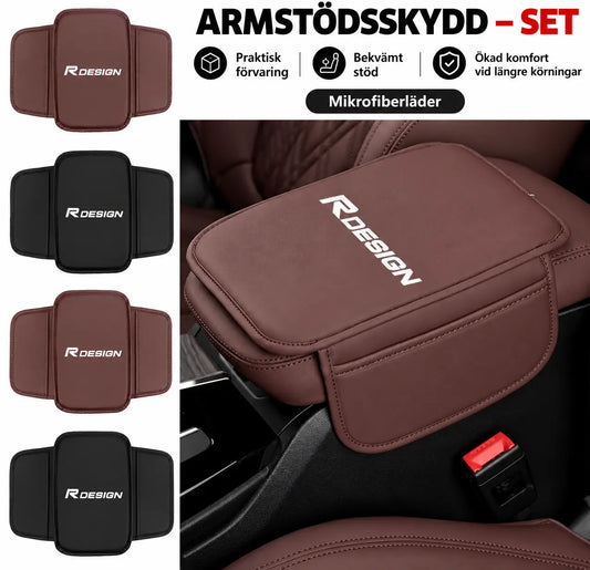 Armstödsskydd R-Design Läder V40 V60 V90 XC40 XC60 XC90 V70