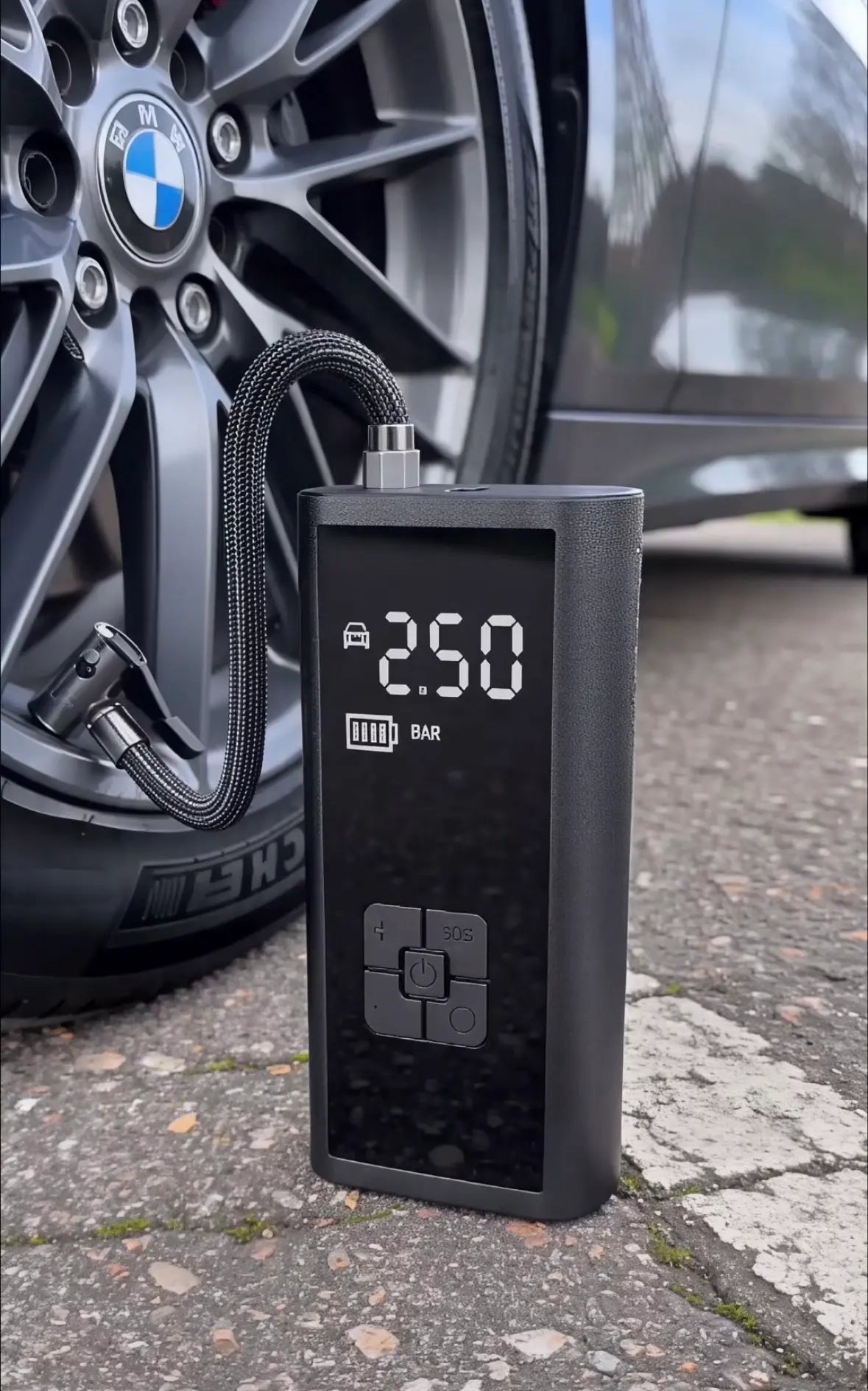 Däckpump Trådlös Digital LED Display