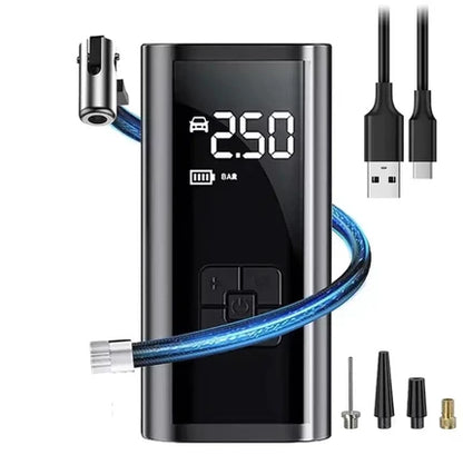 Däckpump Trådlös Digital LED Display