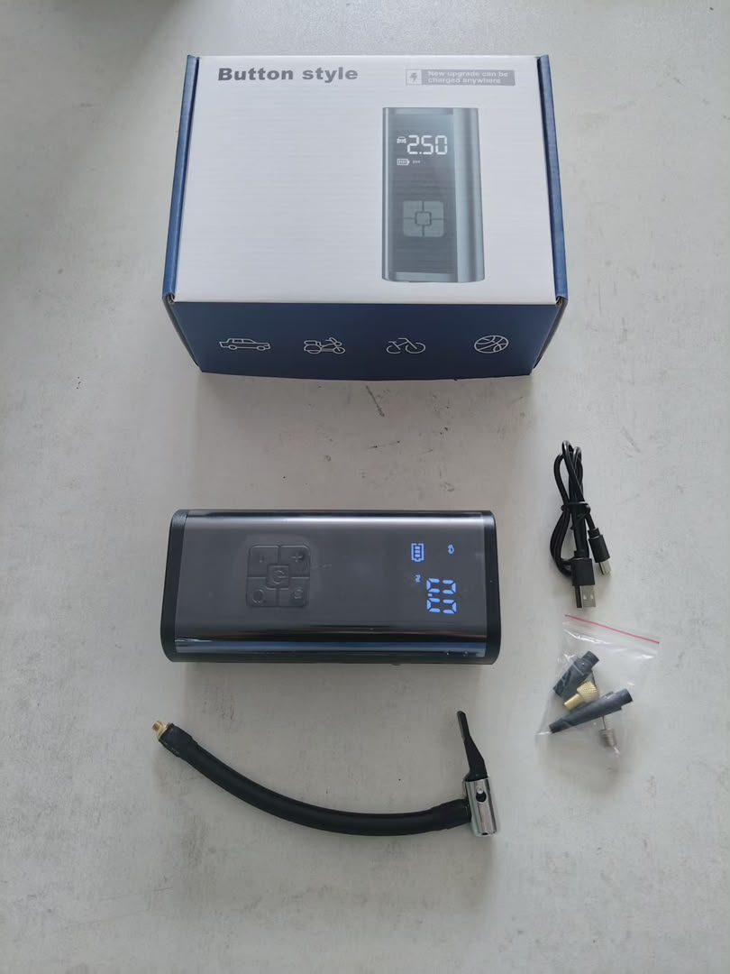 Däckpump Trådlös Digital LED Display