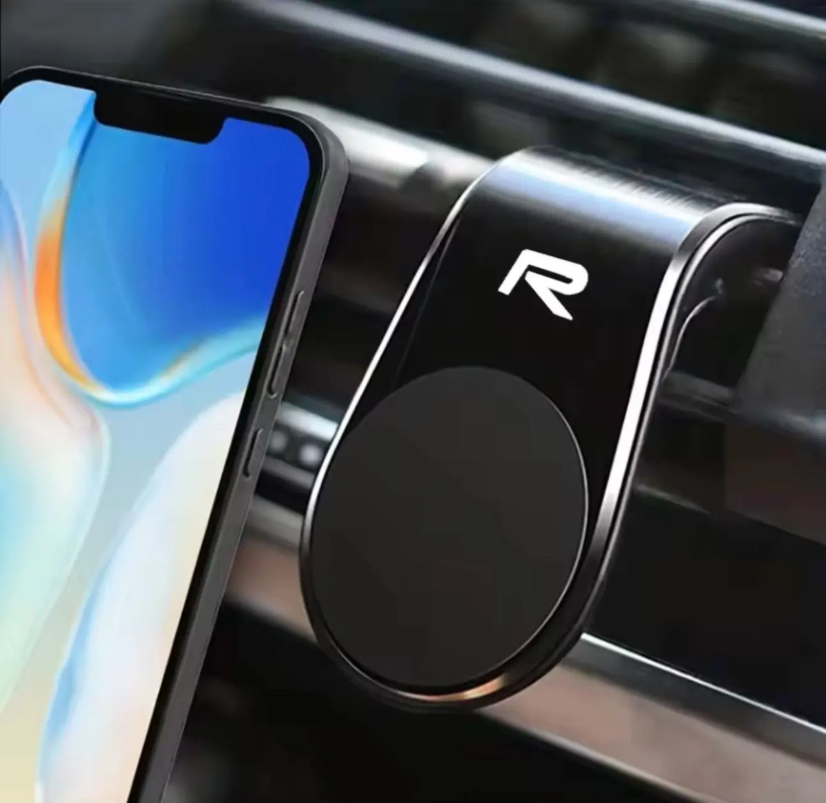 Magnetisk mobilholder R-Design svart premium