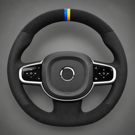 Rattöverdrag Läder Blå/Gul V60 V90 S60 S90 XC40 XC60 XC90