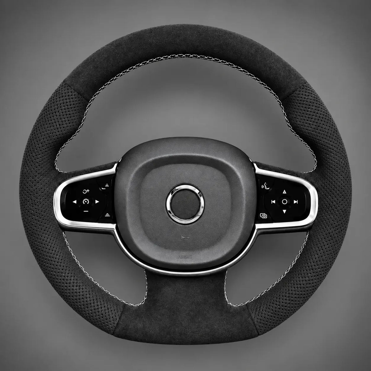 Rattrekk Volvo V60 V90 XC60 XC90 S60 Semsket skinn Skinn