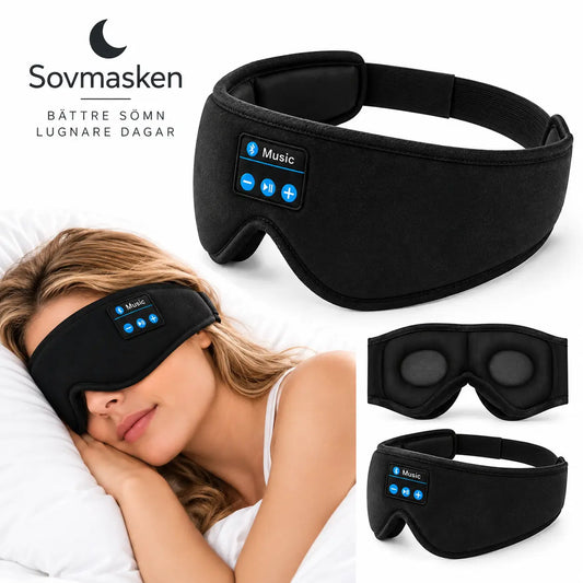 Sovmask Bluetooth Hörlurar Trådlös