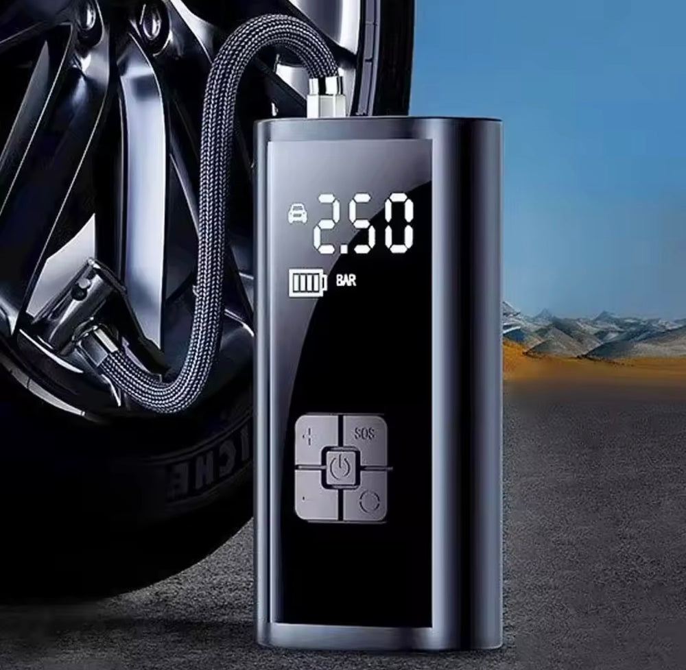 Däckpump Trådlös Digital LED Display