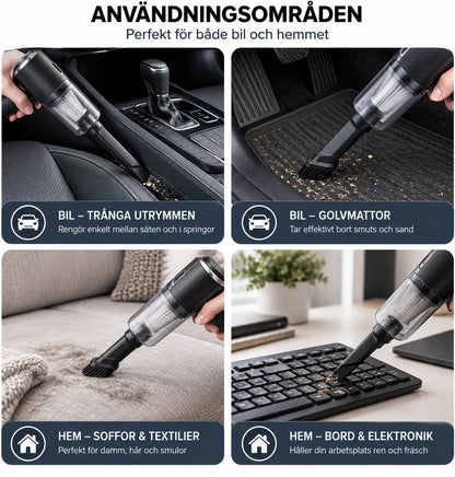 Trådlös Mini Dammsugare För Bil/Hemmet