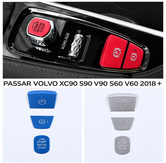 Start/Stop & Parkeringsbroms Knappskydd XC90 S90 V90 S60 V60