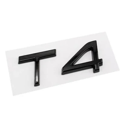 Volvo T3 T4 T5 T6 T8 Emblem Blanksvart