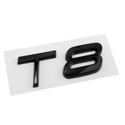 Volvo T3 T4 T5 T6 T8 Emblem Blanksvart
