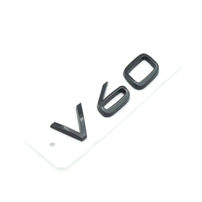 Volvo V40 V50 V60 V70 V90 Emblem Blanksvart