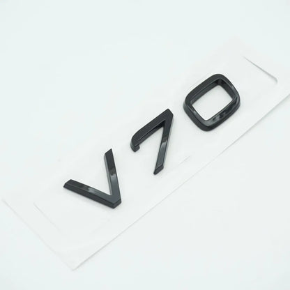 Volvo V40 V50 V60 V70 V90 Emblem Blanksvart