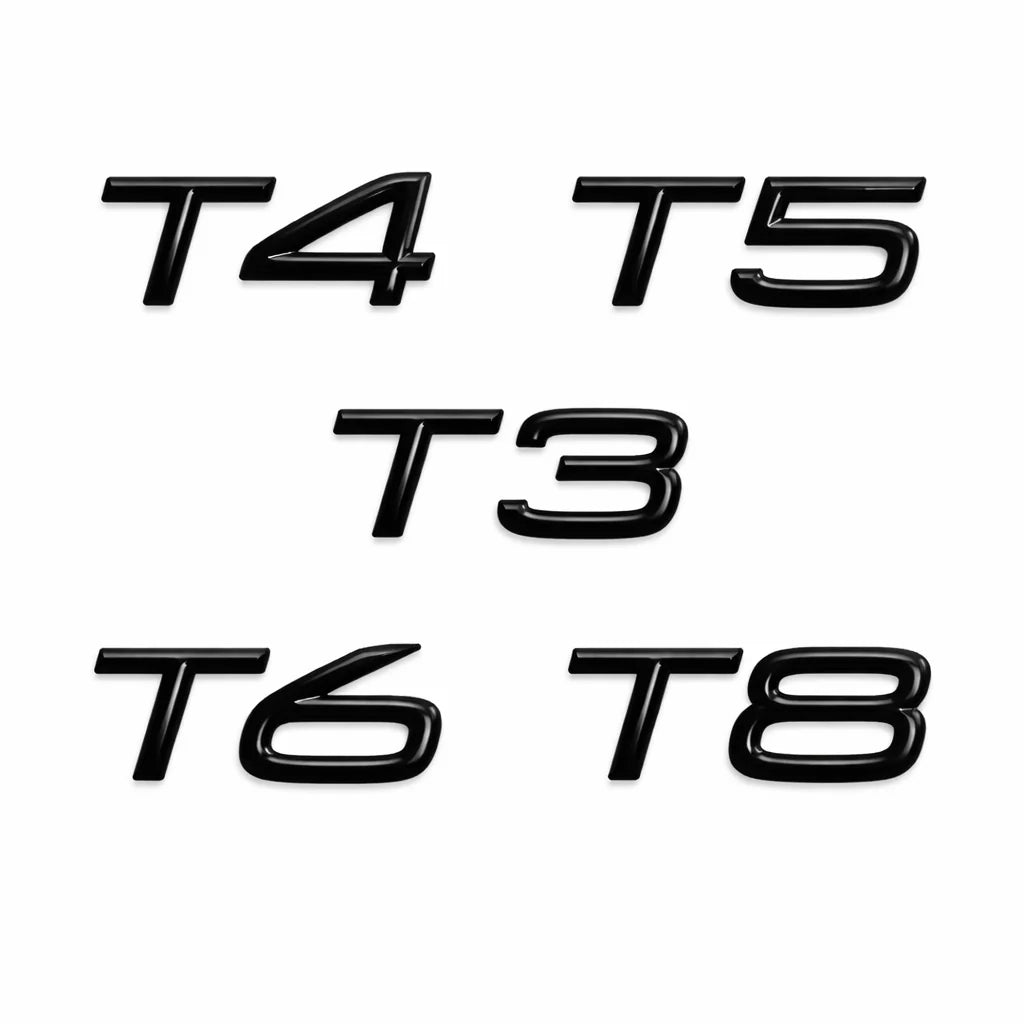 Svarta Emblem Volvo T3 T4 T5 T6 T8