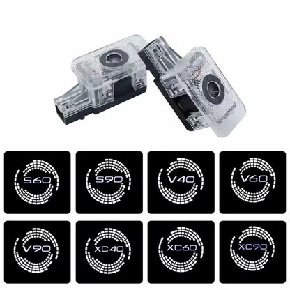 Volvo Dörrlampor Projektor LED 2-Pack S60 S90 V40 V60 V90