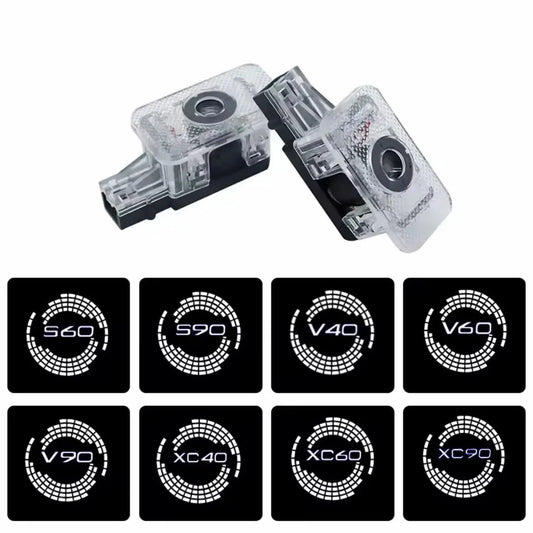 Volvo Dörrlampor Projektor LED 2-Pack S60 S90 V40 V60 V90